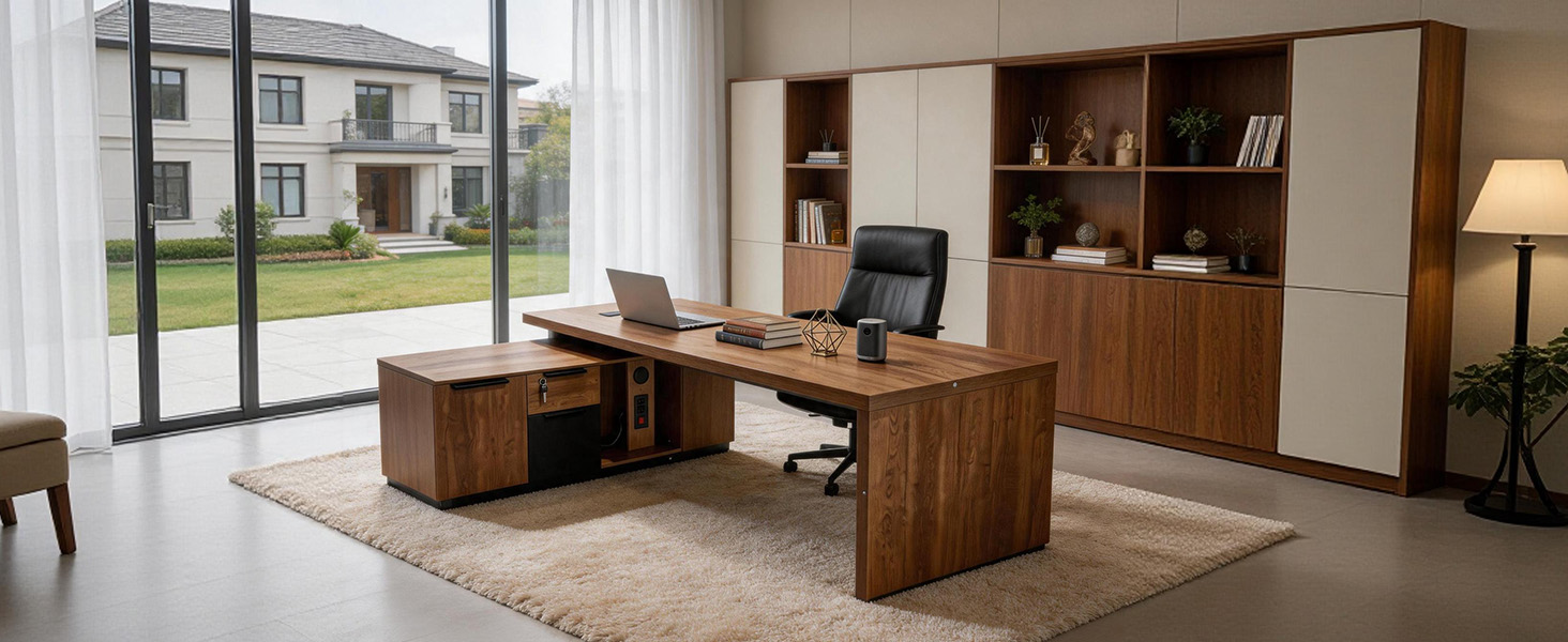 Large L Shaped Office Desk