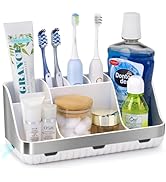 GFWARE Toothbrush Holders for Bathrooms Countertop Organizer - Kids Electric Toothbrush and Tooth...