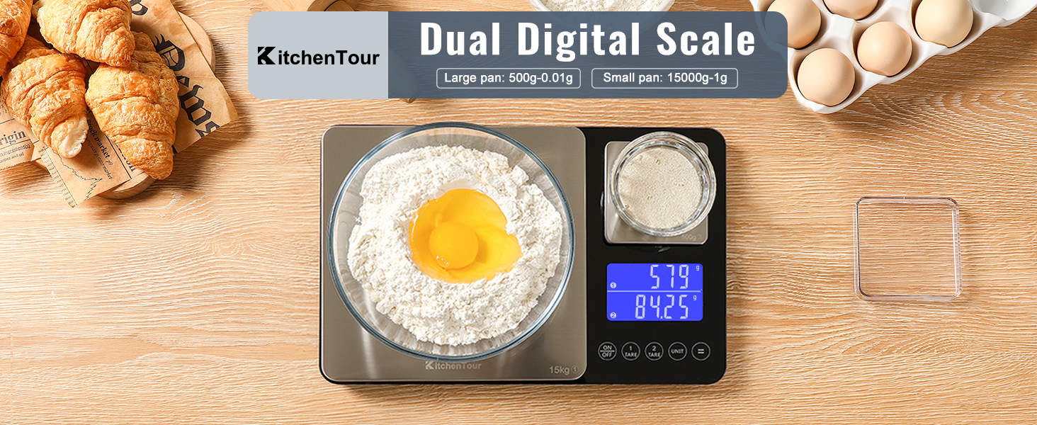 dual kitchen scale