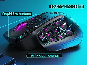 gaming mouse,MMO MOUSE,MMO GAMING MOUSE,wireless gaming mouse,wireless mouse gaming