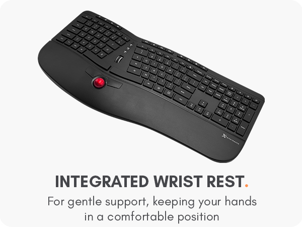 Keyboard with Integrated Wrist Rest