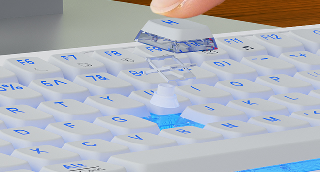 MacBook-style scissor-switch keys - soft, smooth typing with premium laptop-like feel