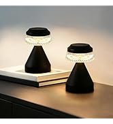 UMLAEN Rechargeable Cordless Table Lamp, Battery Operated Table Light | 3 Color | Stepless Dimmin...