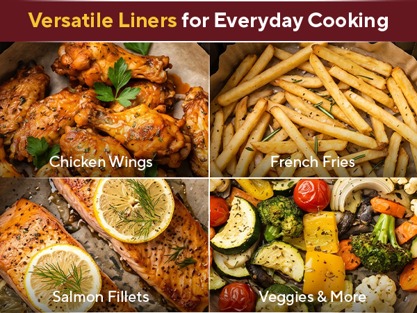 air fryer airfryer peper liners ninja foodi smart XL grill disposable parchment nonstick heat safe