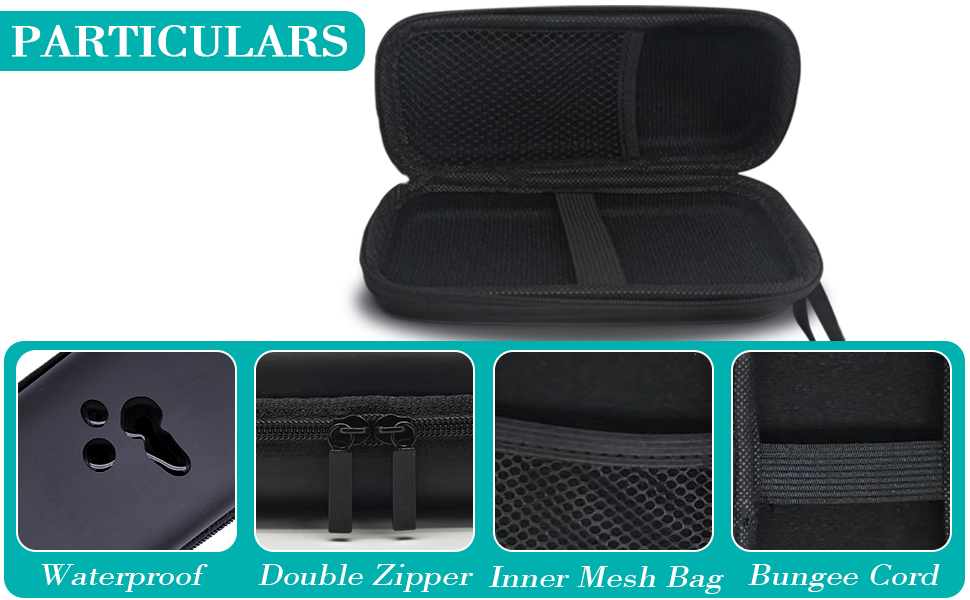 Trimmer Organizer Box Shaving Toiletry Bag Bathroom Shaving Bag EVA Shaver Case Hybrid