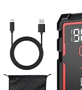 5000A Jump Starter Car Battery Jumper Starter Portable with Jumper Cable, Quick Charge Power Bank...