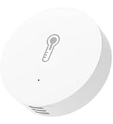 Haozee Zigbee Temperature and Humidity Sensor,ZigBee Hub Required,for Remote Monitoring and Home ...