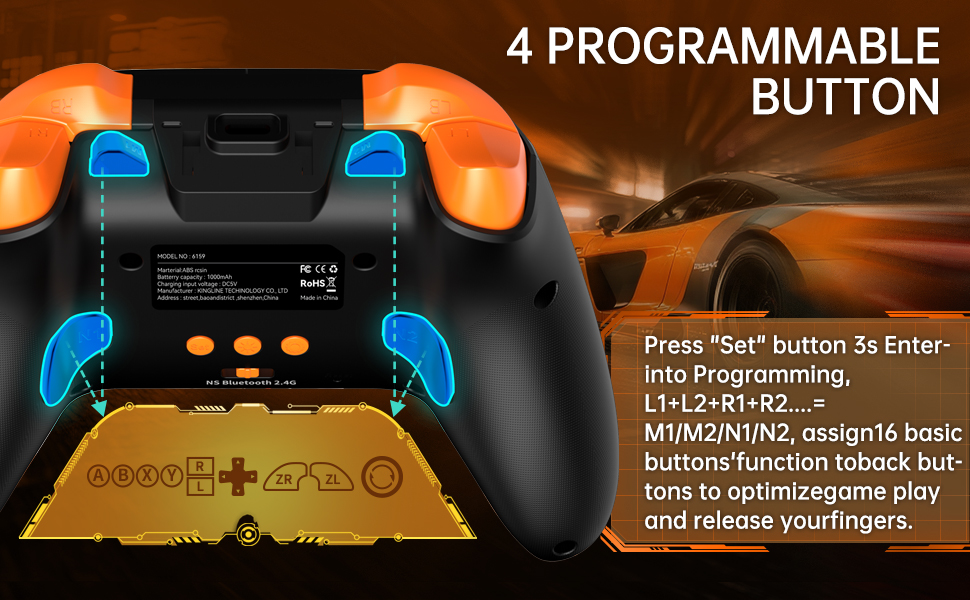 wireless gaming controller