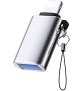 iPhone OTG Adapter, USB 3.0 Female to Lightning Male Adapter OTG Dongle for iPhone 14 13 12 11 Xr...
