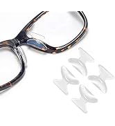 Clear Eyeglass Nose Pads - SMARTTOP Stick on 2.5mm Silicone Anti Slip Adhesive Eyewear Nose Pads ...