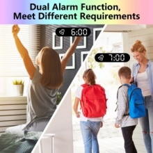 DUAL ALARM CLOCKS SETTING