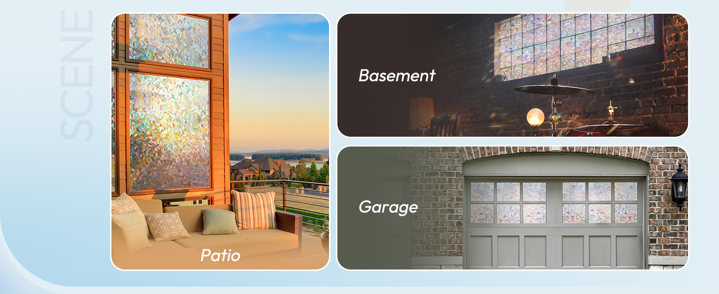 patio basement garage heat blocking window film