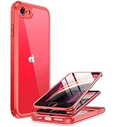 Miracase iPhone SE 2022 Case/iPhone SE 2020 Case/iPhone 8 Case with Built-in Glass Screen Protect...