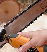 Chainsaw Sharp Pebble Electric Chainsaw Sharpener Kit - Comes with Chain Saw Sharpener Tool, 4 File