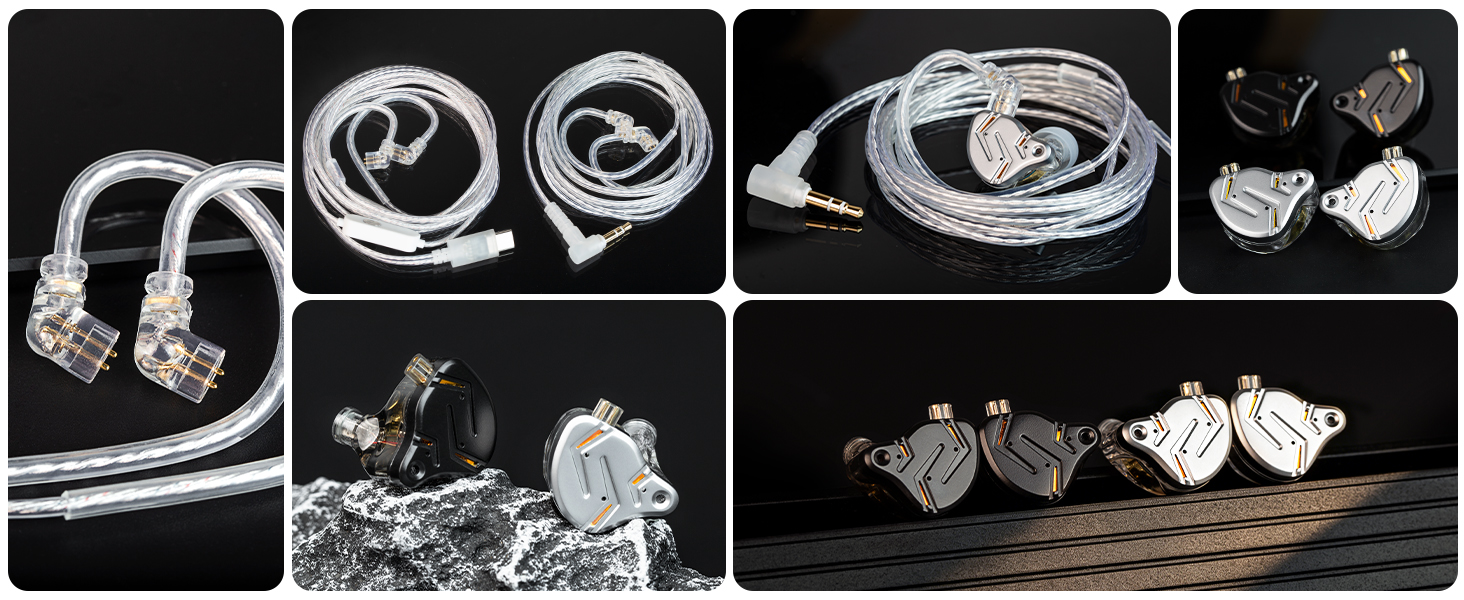 KZ ZST PRO X in Ear Monitor Headphones Wired Gaming Earbuds Wired Ear Buds HiFi IEM for Gaming