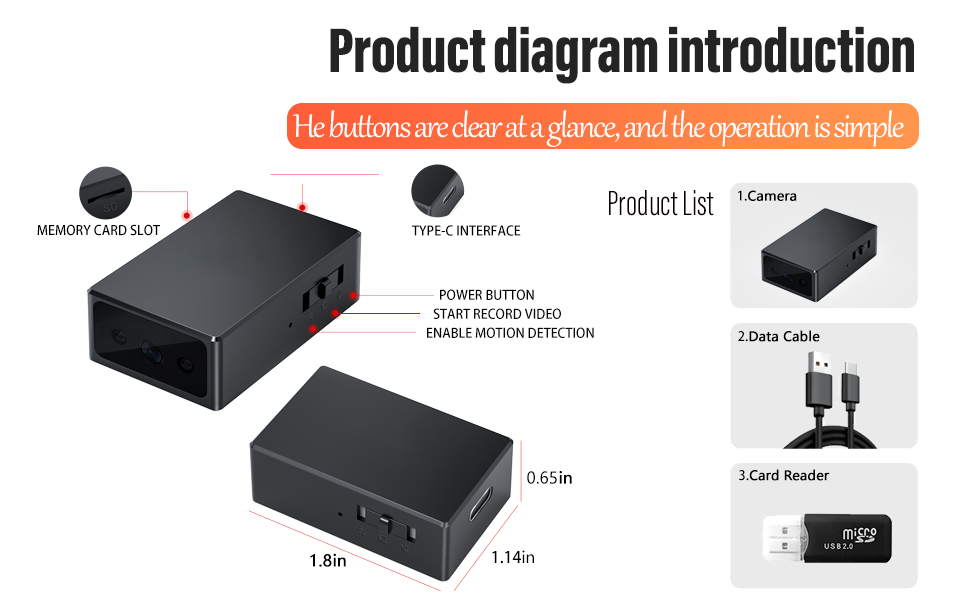 Product Dimensions Simple Operation