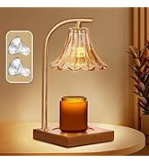 Candle Warmer Lamp, Candle Lamp with Timer 2/4/8h Dimmable Wax Melting Lamp Birthday Bedroom Livi...