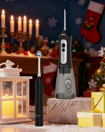 water flosser and toothbrush combo