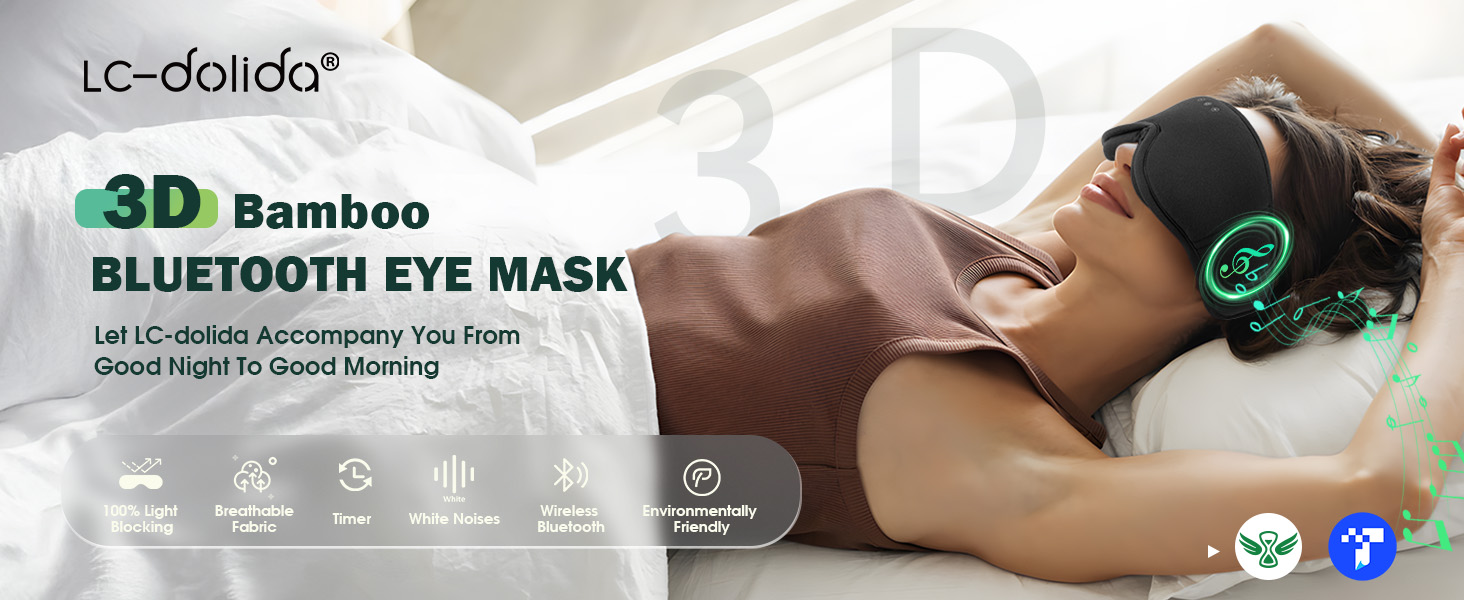 Bamboo cotton sleep mask