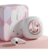 MIPOW x Miffy Miffy Earbuds-Pro Bluetooth 5.3, IPX5 Waterproof Sweatproof for Sports, HD Stereo H...