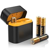 Rechargeable AA Batteries with Charger for Oculus Quest 2/3/3S Controllers, 4 Pack 1.5V 2400mAh L...