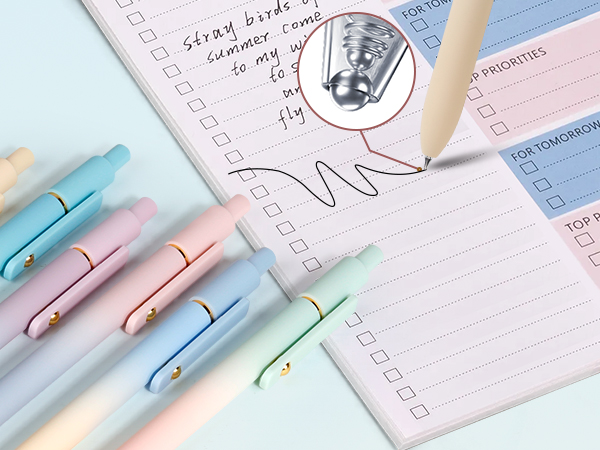 Cute Office Gel Pens Back to School Supplies Gifts for Women