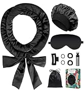 Gwabee Satin Heatless Curls Overnight Hair Curlers to Sleep In Hair Curler Rollers No Heat Hair W...