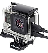 GEPULY Skeleton Housing Case for GoPro Hero 4, Hero 3+, Hero 3 Action Camera Side Open Protective...