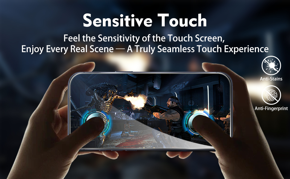 Ultra-Sensitive Touch Response Tempered Glass For Smooth Typing On iPhone 17 Pro max