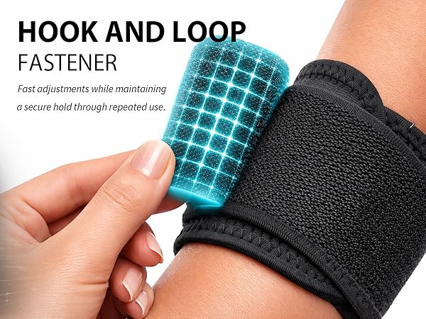wrist strap brace compression wrap stabilizer men women arthritis tennis left right hand band