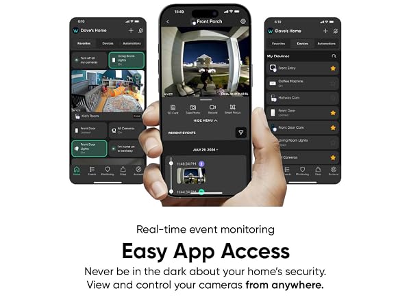 Wyze Cam v4 App Control