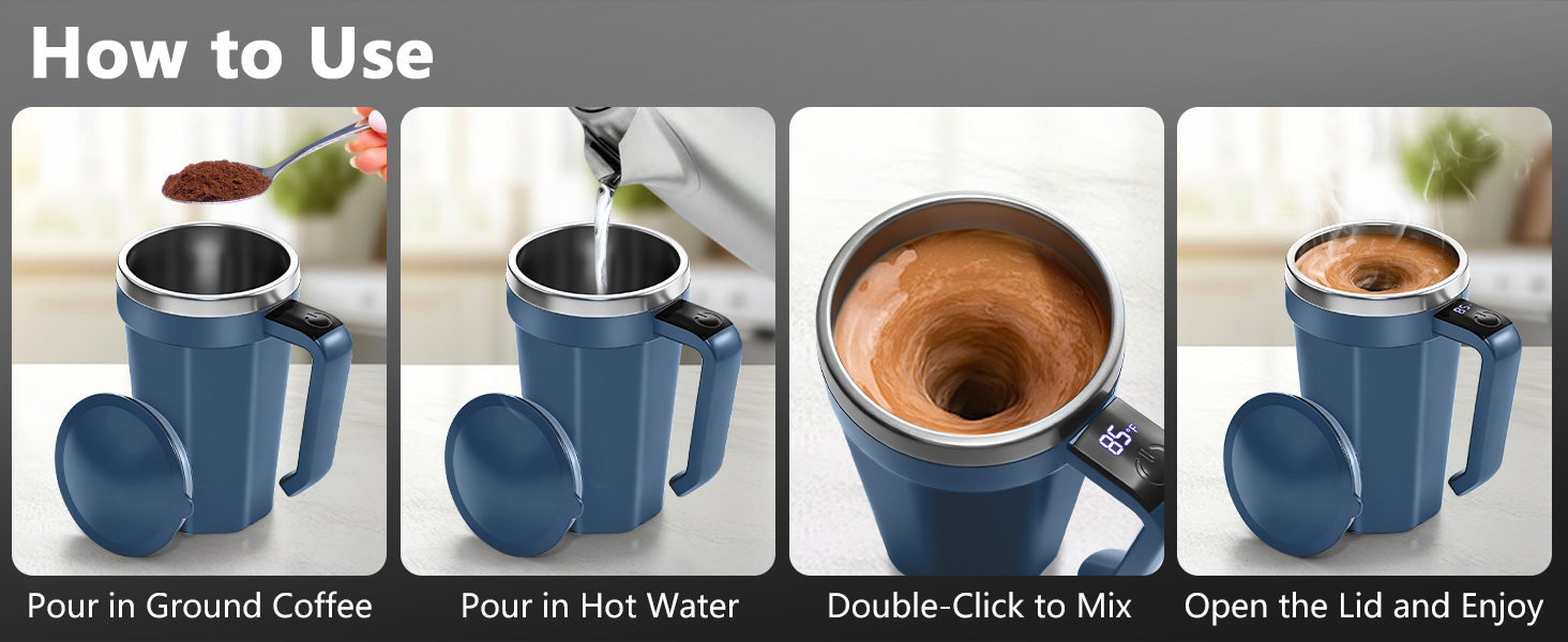 self stirring coffee mug