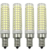 15W E12 LED Light Bulb Warm White 3000K, 136 LEDs 2835 SMD, Dimmable, 150W Halogen Equivalent, AC...