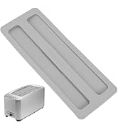 iplusmile Silicone Toaster Top Cover for 4 Slice and Long Slot 2 Slice Toasters, Universal Dust L...