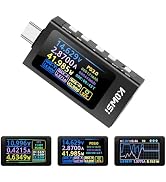 Type-C Tester FORIOT DC4-30V 0-12A Multifunctional Power Meter with 1.14inch IPS Digital Display ...