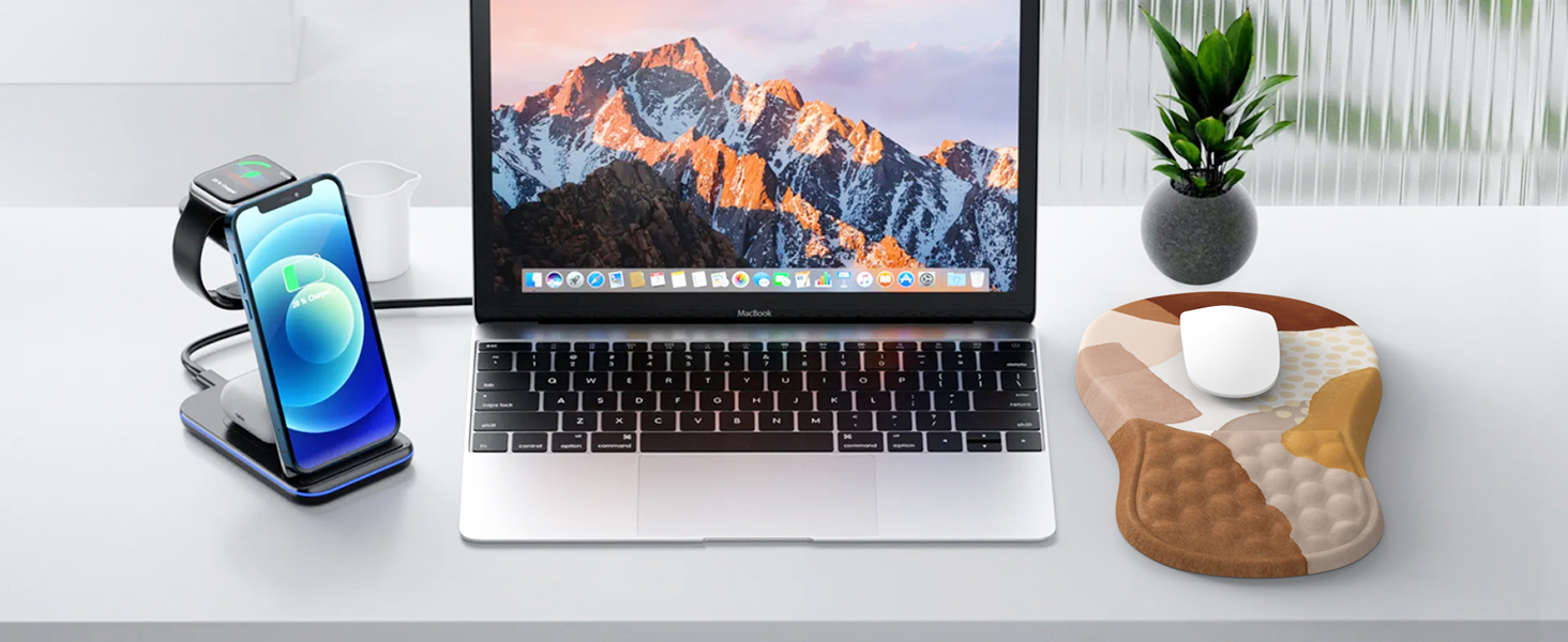 boho brown mouse pad