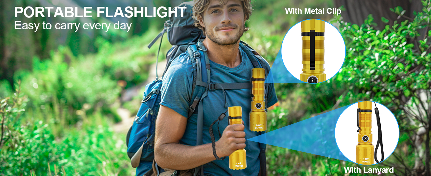 Portable Handheld Flashlight