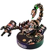 ROKR 3D Metal Model Kits Puzzle for Adults Kids, Steampunk Electric Mechanical Toy, Assembly DIY ...