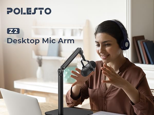 desktop microphone stand
