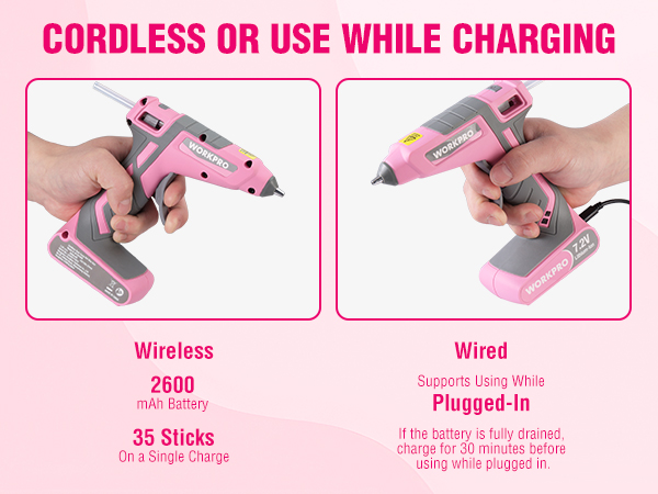 cordless hot glue gun