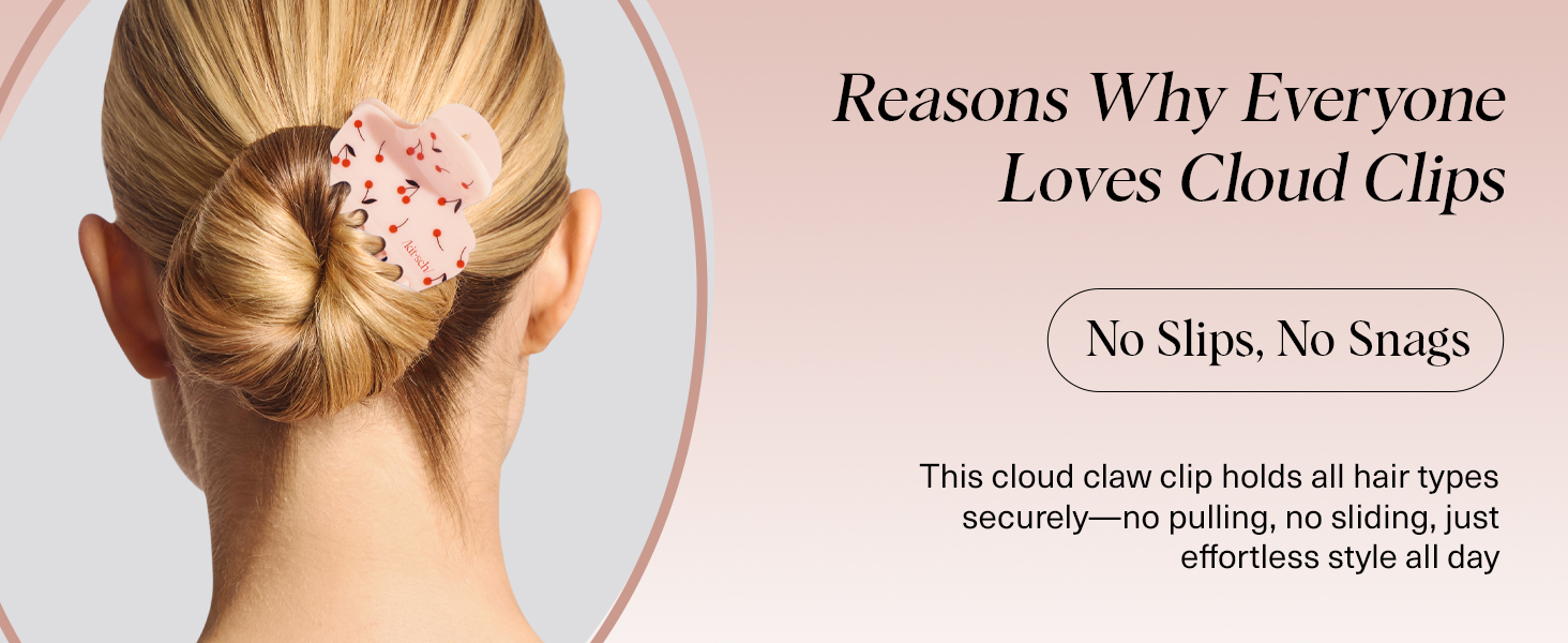 Hair Clips for Women Strong Hold Claw Clips Thick or Thin Hair Recycled Plastic Non Slip Durable