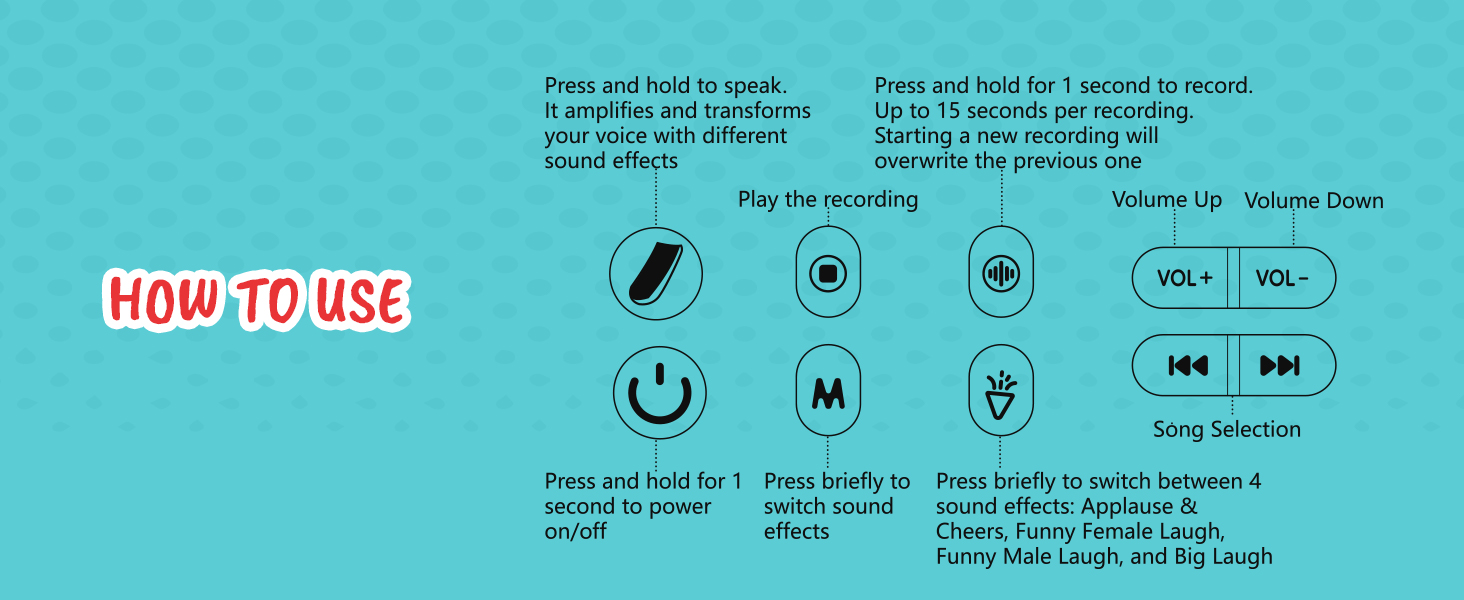 voice changer for kids instruction