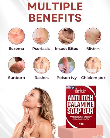 bee sting ease cleansing cleanser colloidal oatmeal skincare jabón de calamina picazón seca Alivio
