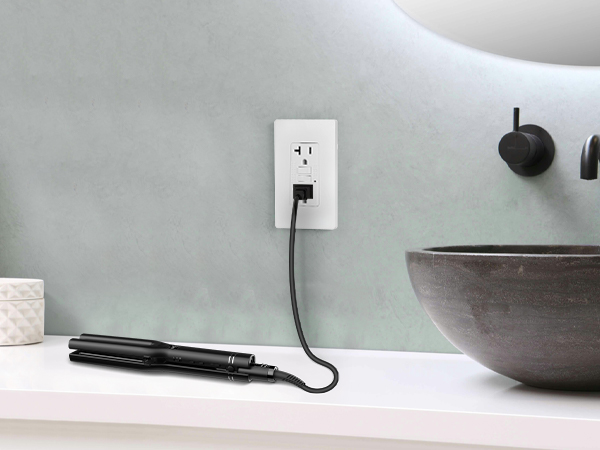 20 amp gfci outlet white