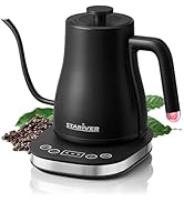 Stariver Gooseneck Electric Kettle with 5 Temperature Control Presets, Pour Over Coffee Kettle ±2...