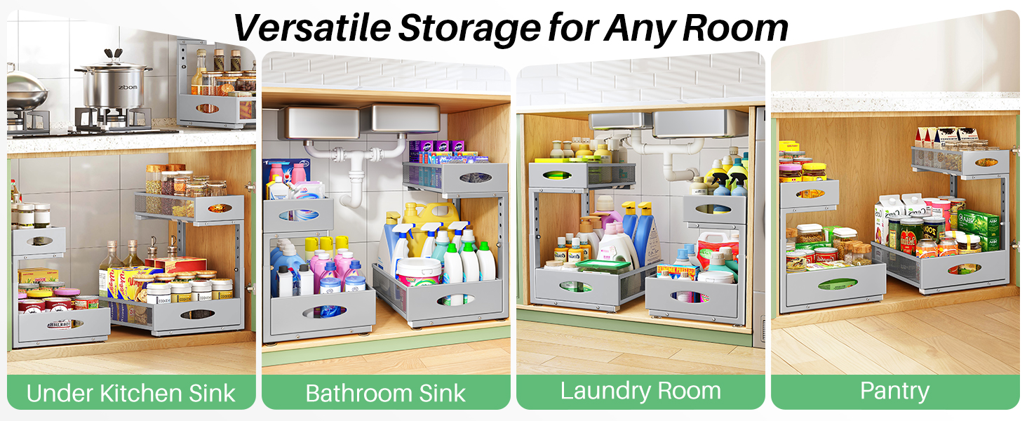 under sink cabinet organizer