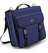 Banero 3" D-Ring Zipper Binder with 700+ Sheets Capacity, 3-Ring Zip Up Binder with Shoulder Stra...