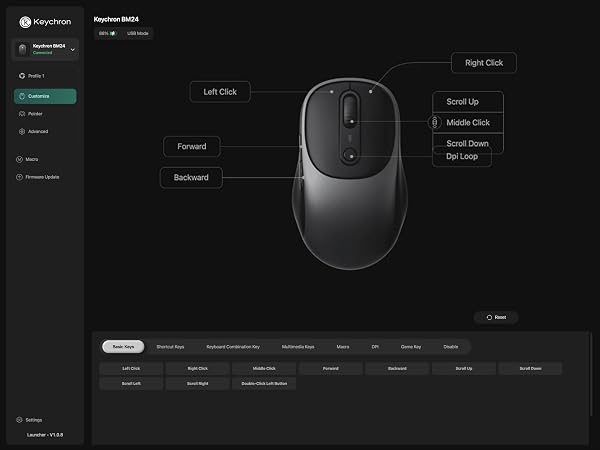 Keychron B6 Pro Keyboard and BM24 Mouse Wireless Combo