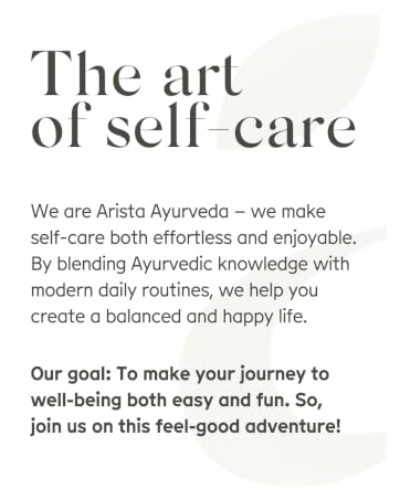 About Arista Ayurveda: Self-care products inspired by Ayurveda, to promote balance and happiness