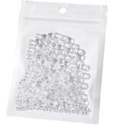 350Pcs Clear Dewdrop Water Droplets Embellishments for DIY Crafts Card Making Decor, Nail Enhance...